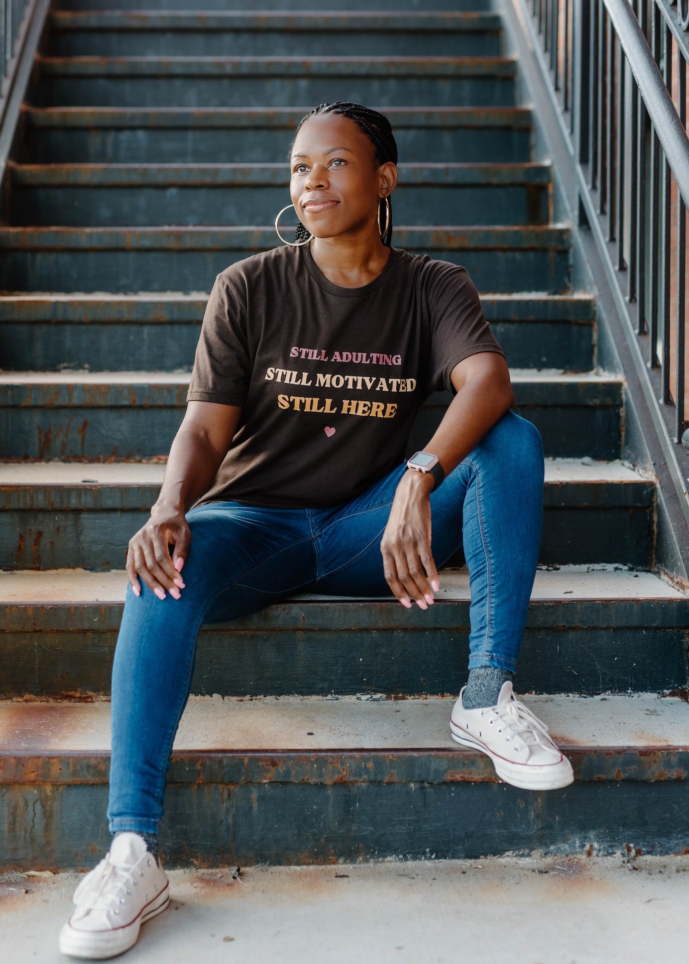 Still Here Unisex Soft style Motivational T-Shirt