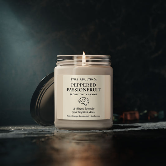 Still Adulting: Peppered Passionfruit (Productivity Candle)
