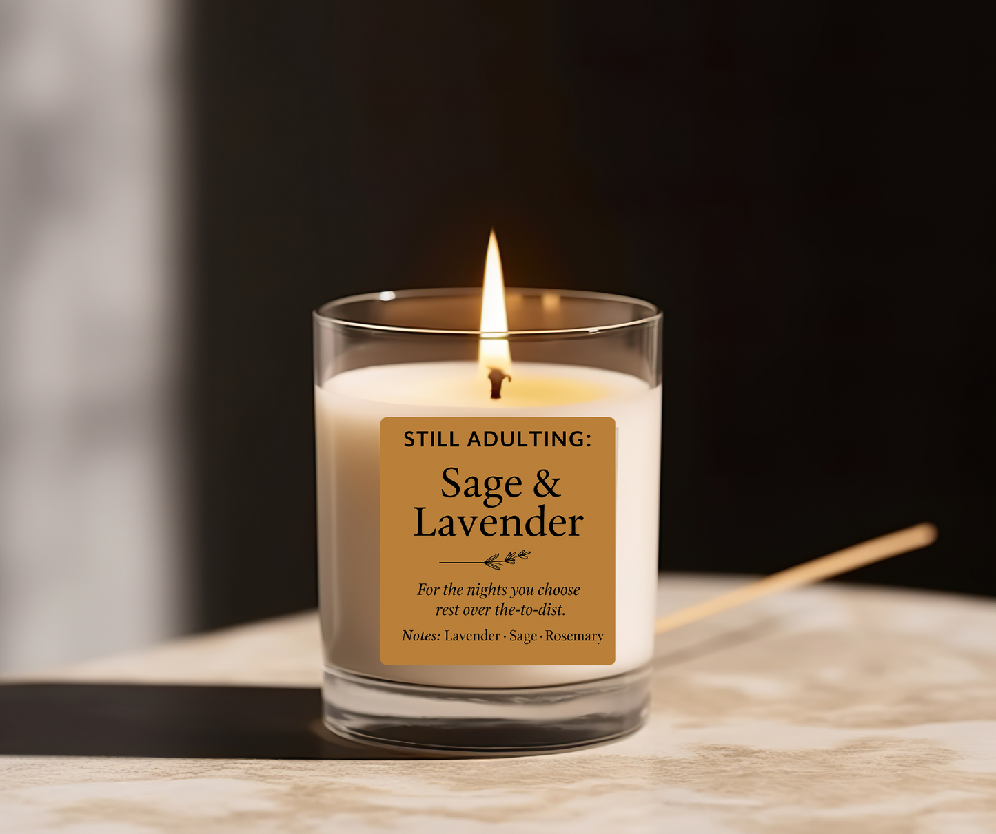 Still Adulting: Sage & Lavender Reset Candle