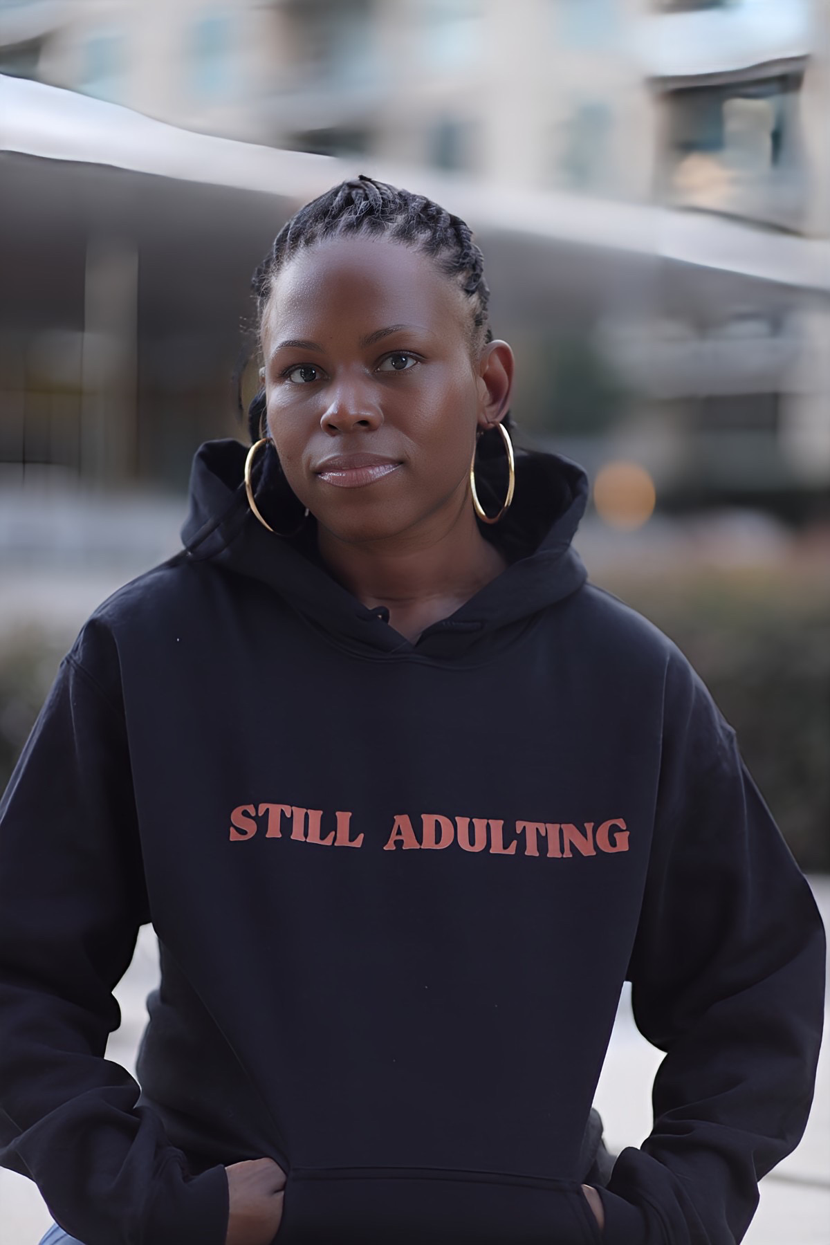 Still Adulting Hooded Sweatshirt