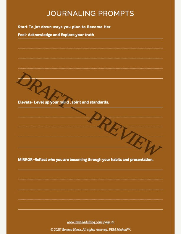 Journaling prompts 